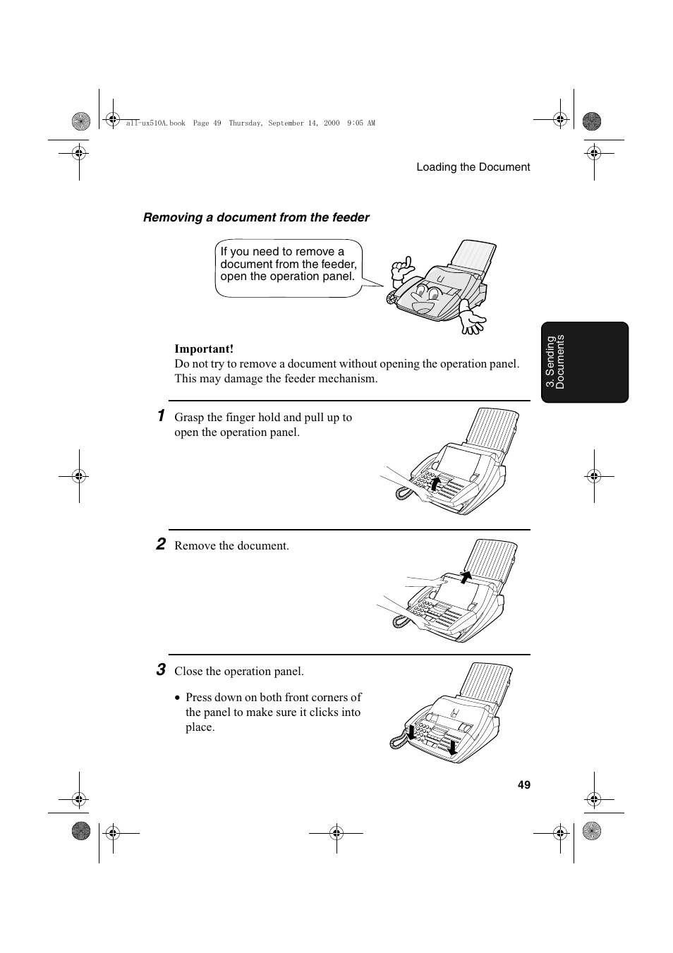 Sharp FO-1470 User Manual | Page 51 / 150