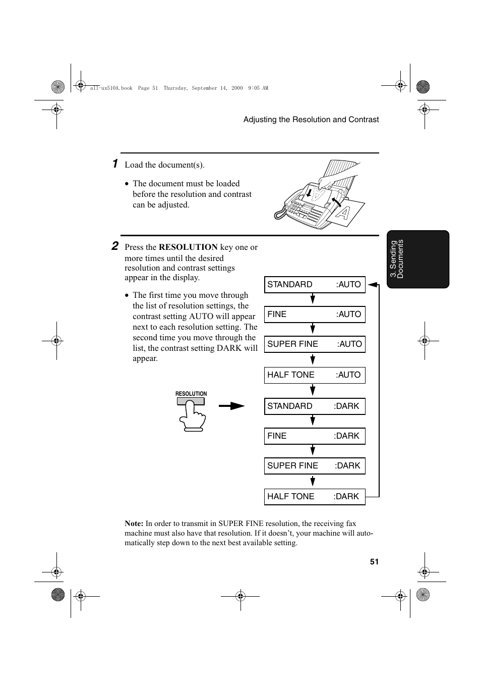 Sharp FO-1470 User Manual | Page 53 / 150