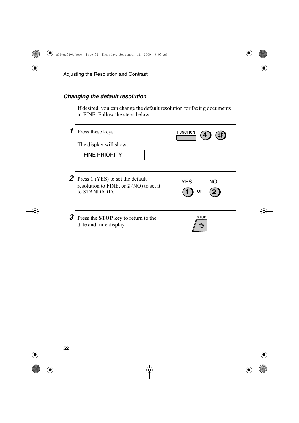 Sharp FO-1470 User Manual | Page 54 / 150