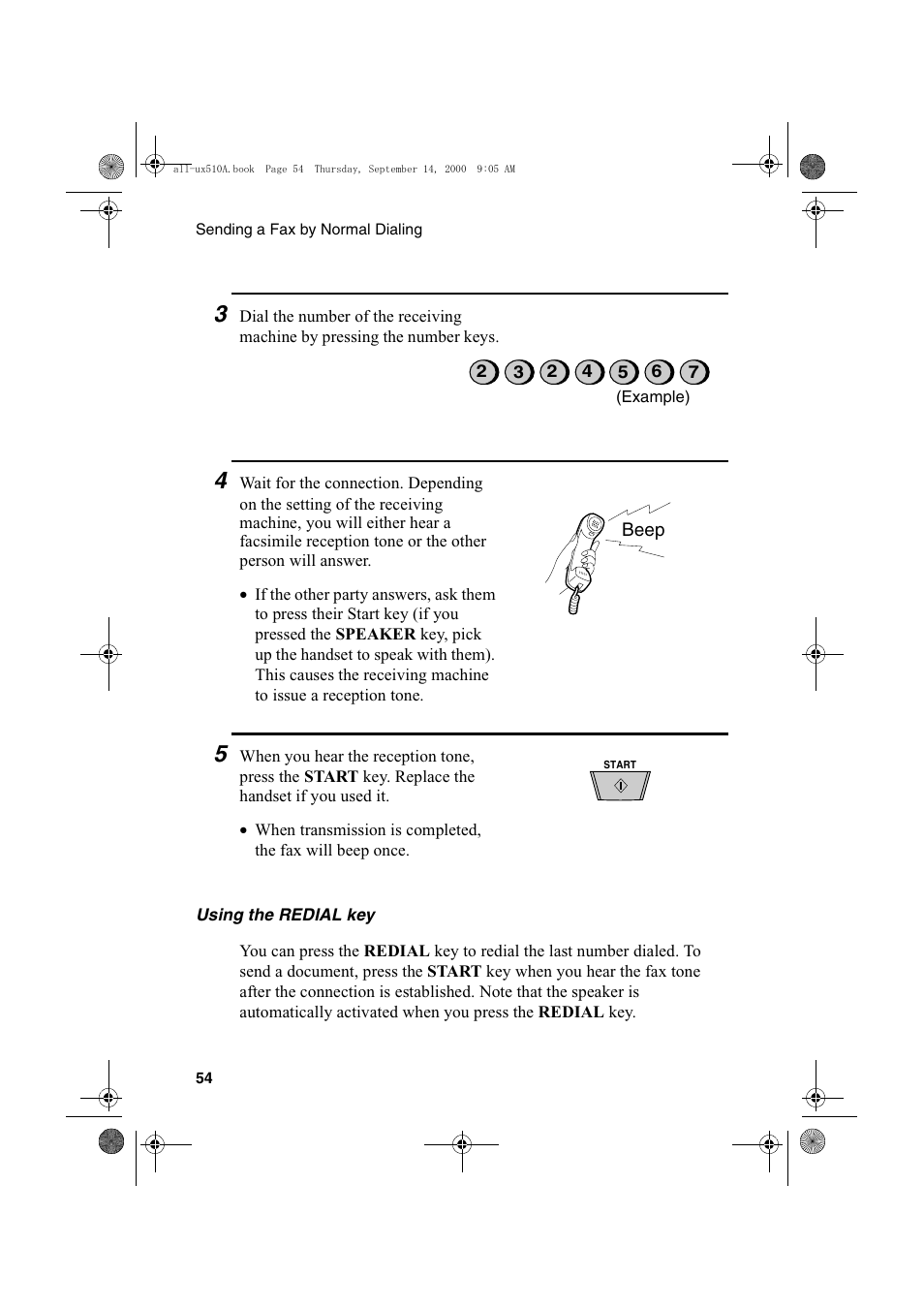 Sharp FO-1470 User Manual | Page 56 / 150