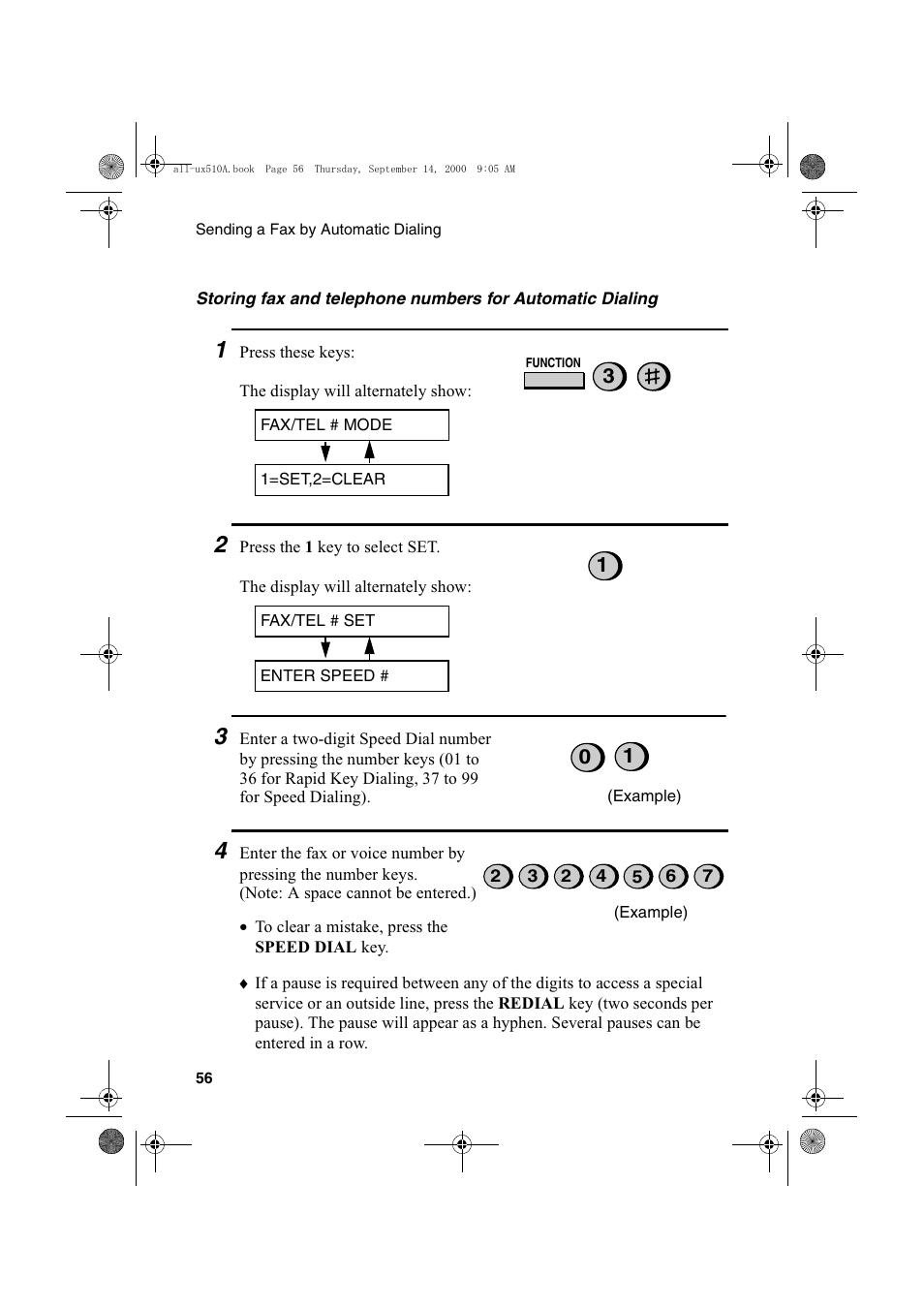 Sharp FO-1470 User Manual | Page 58 / 150