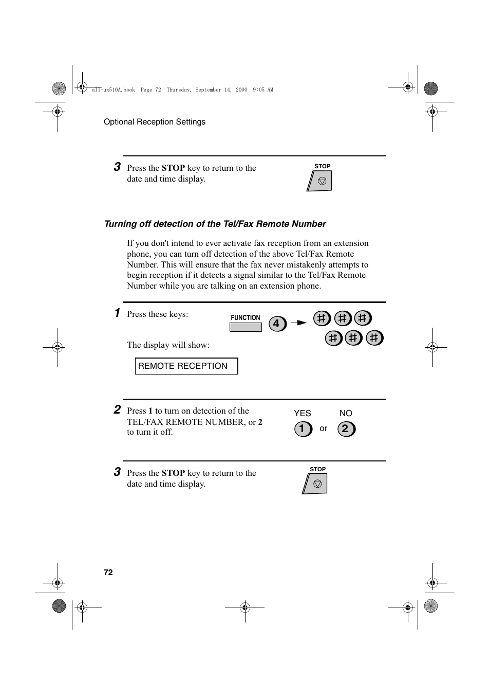 Sharp FO-1470 User Manual | Page 74 / 150