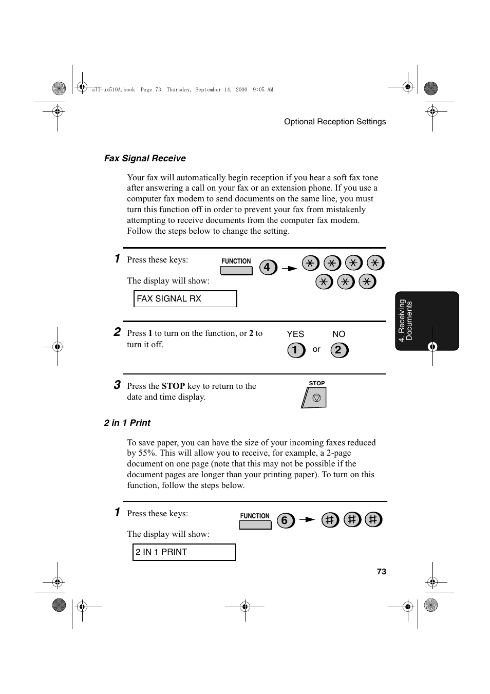 Sharp FO-1470 User Manual | Page 75 / 150