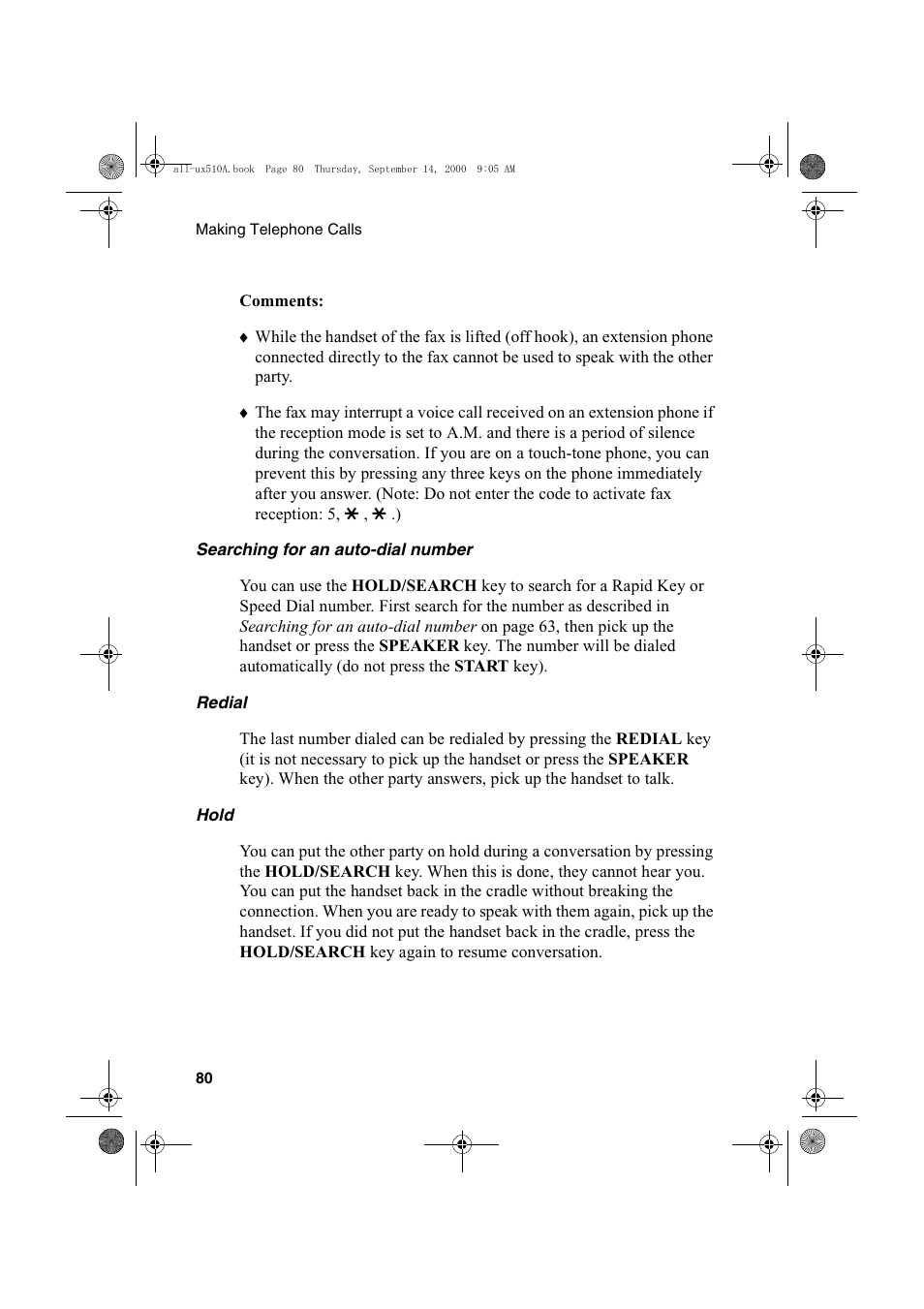 Sharp FO-1470 User Manual | Page 82 / 150