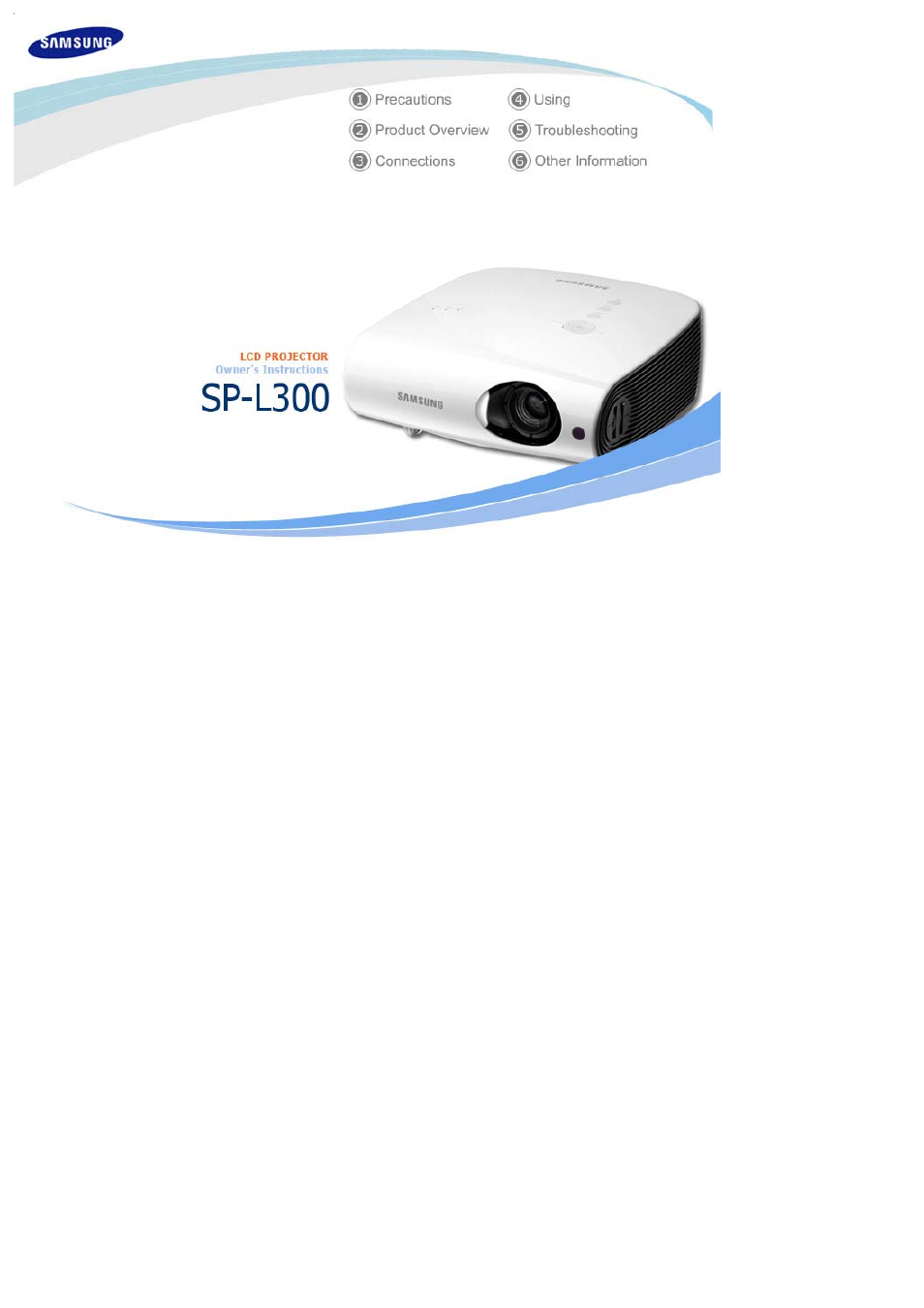 Sharp SP-L300 User Manual | 38 pages