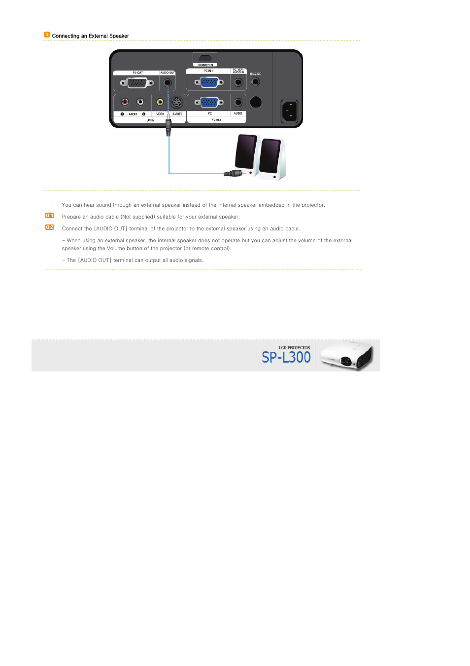 Sharp SP-L300 User Manual | Page 24 / 38