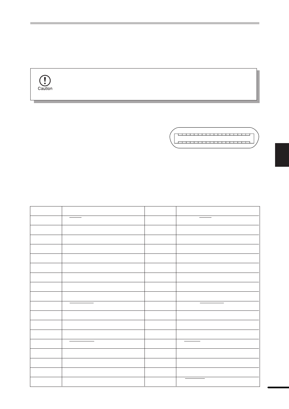 Parallel interface | Sharp AL-840 User Manual | Page 27 / 31