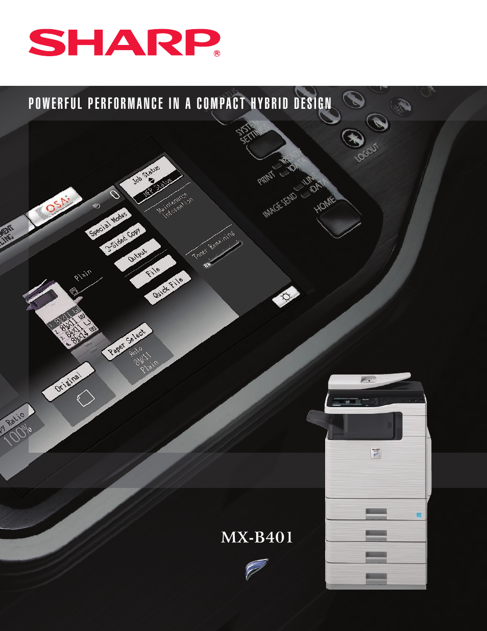 Sharp MX-B401 User Manual | 12 pages