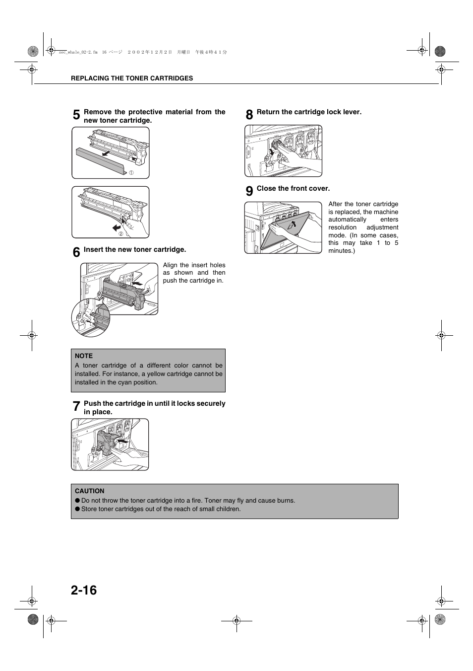 Sharp AR-C260 User Manual | Page 38 / 140