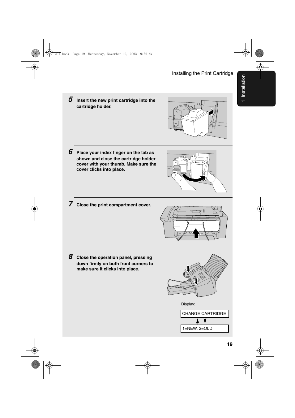 Sharp UX-A1000 User Manual | Page 21 / 136
