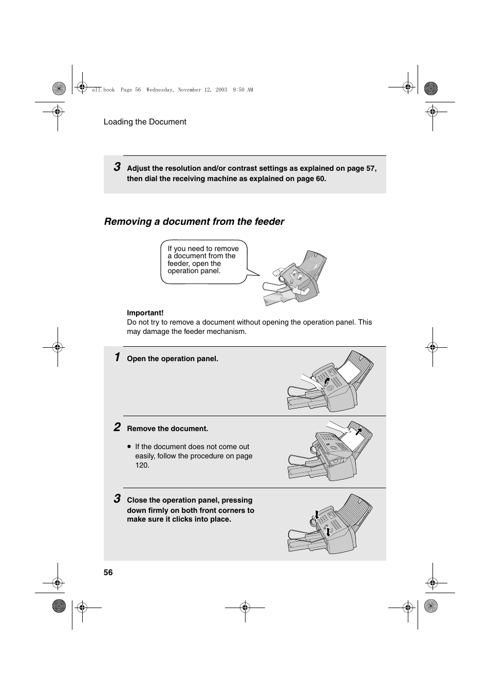 Sharp UX-A1000 User Manual | Page 58 / 136