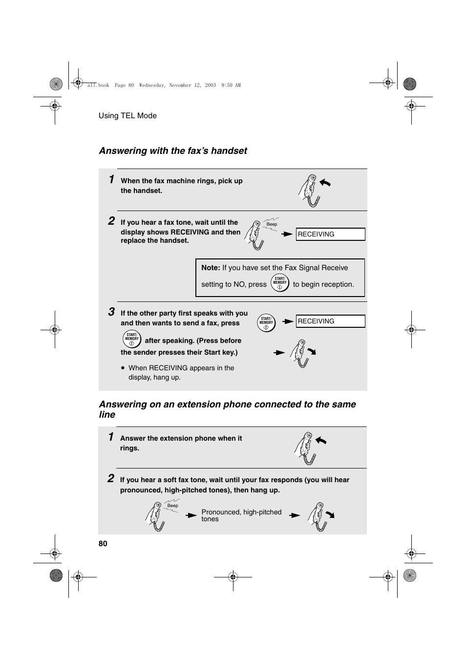 Sharp UX-A1000 User Manual | Page 82 / 136