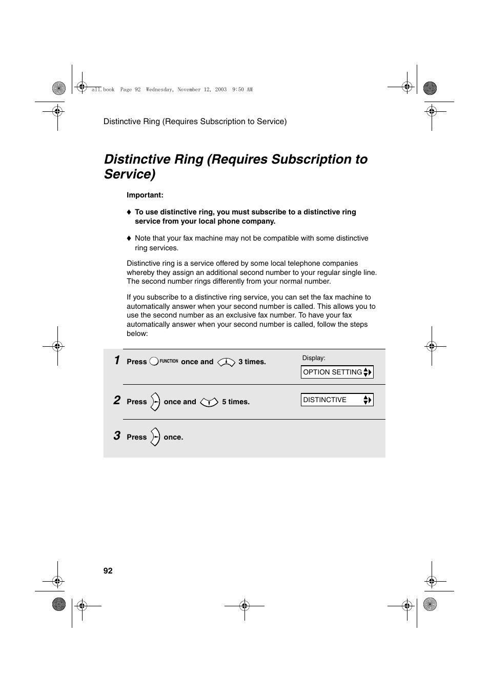Sharp UX-A1000 User Manual | Page 94 / 136