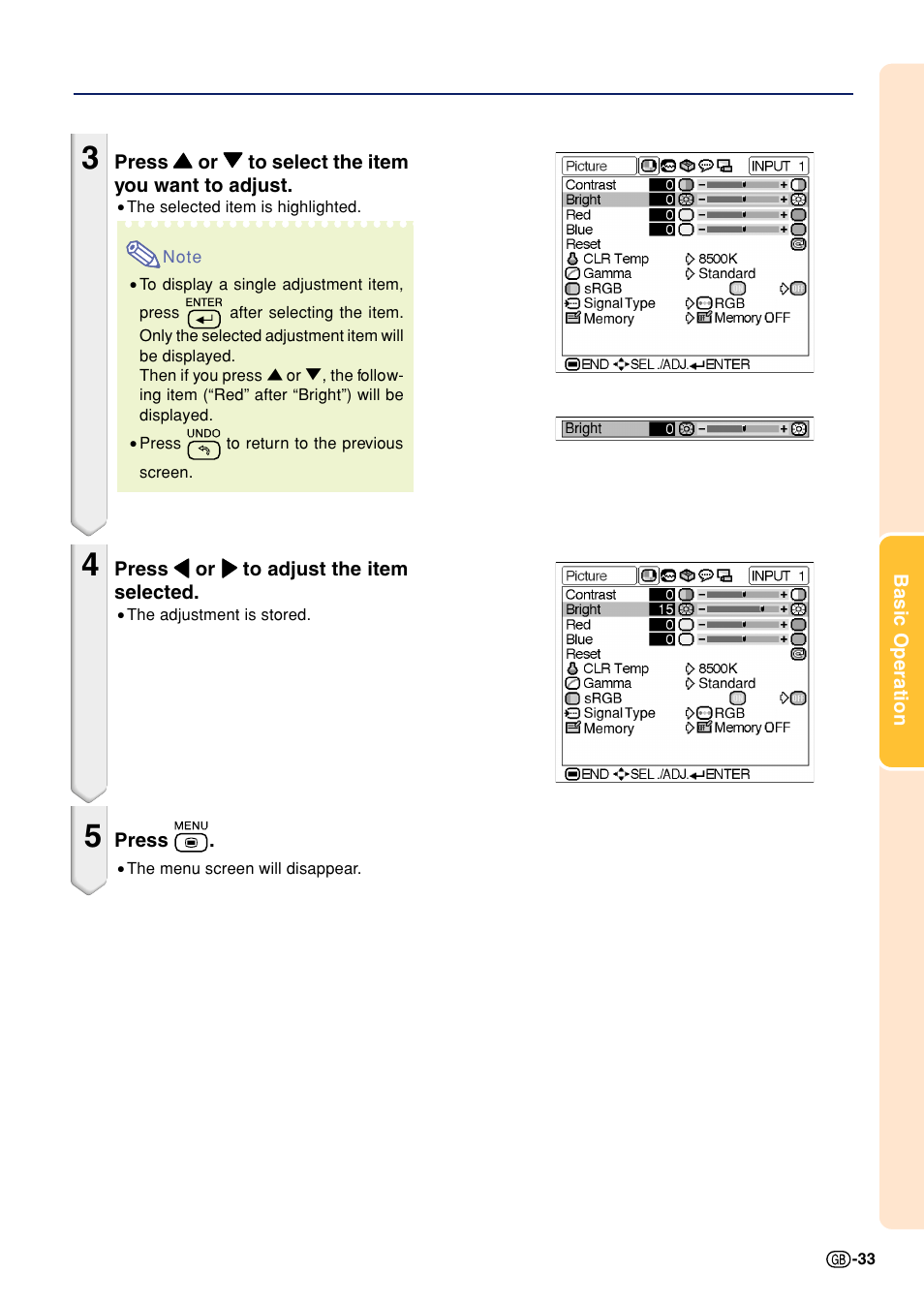 Sharp Notevision PG-A10X User Manual | Page 37 / 74