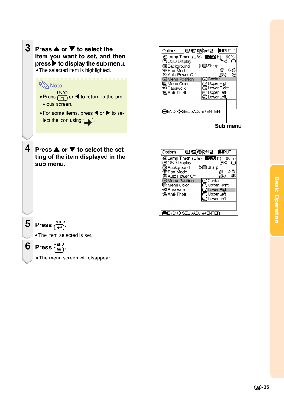 Sharp Notevision PG-A10X User Manual | Page 39 / 74