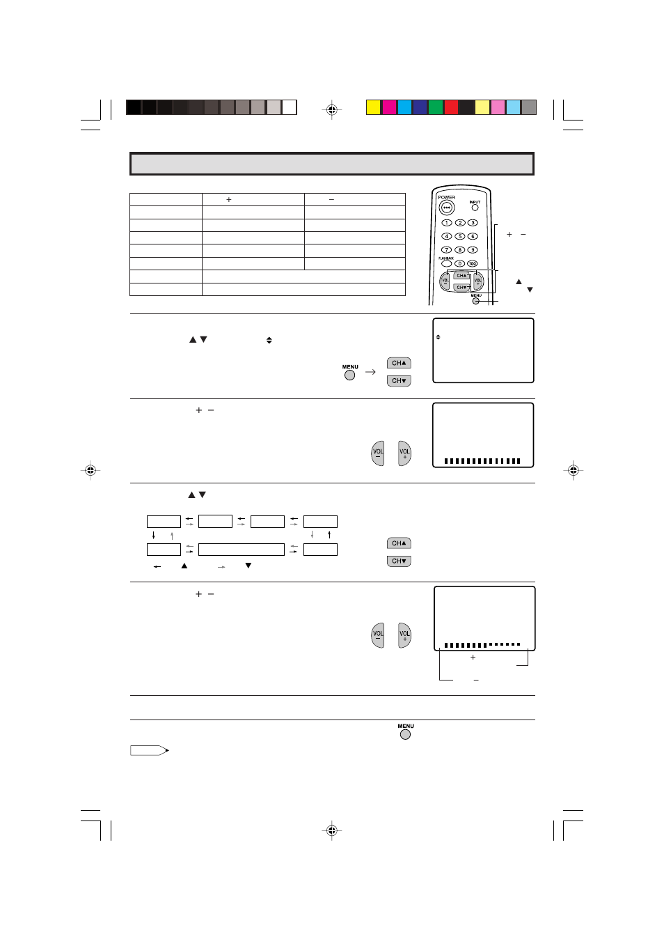 Video adjust | Sharp 27C241 User Manual | Page 11 / 45