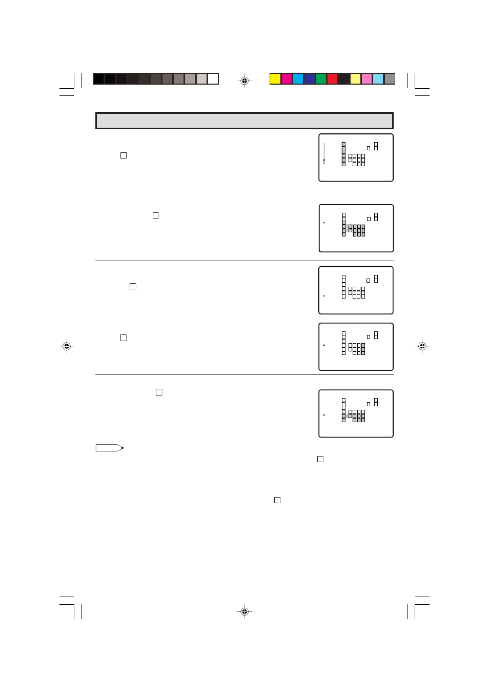 Parent control (v-chip operation) (continued) | Sharp 27C241 User Manual | Page 15 / 45