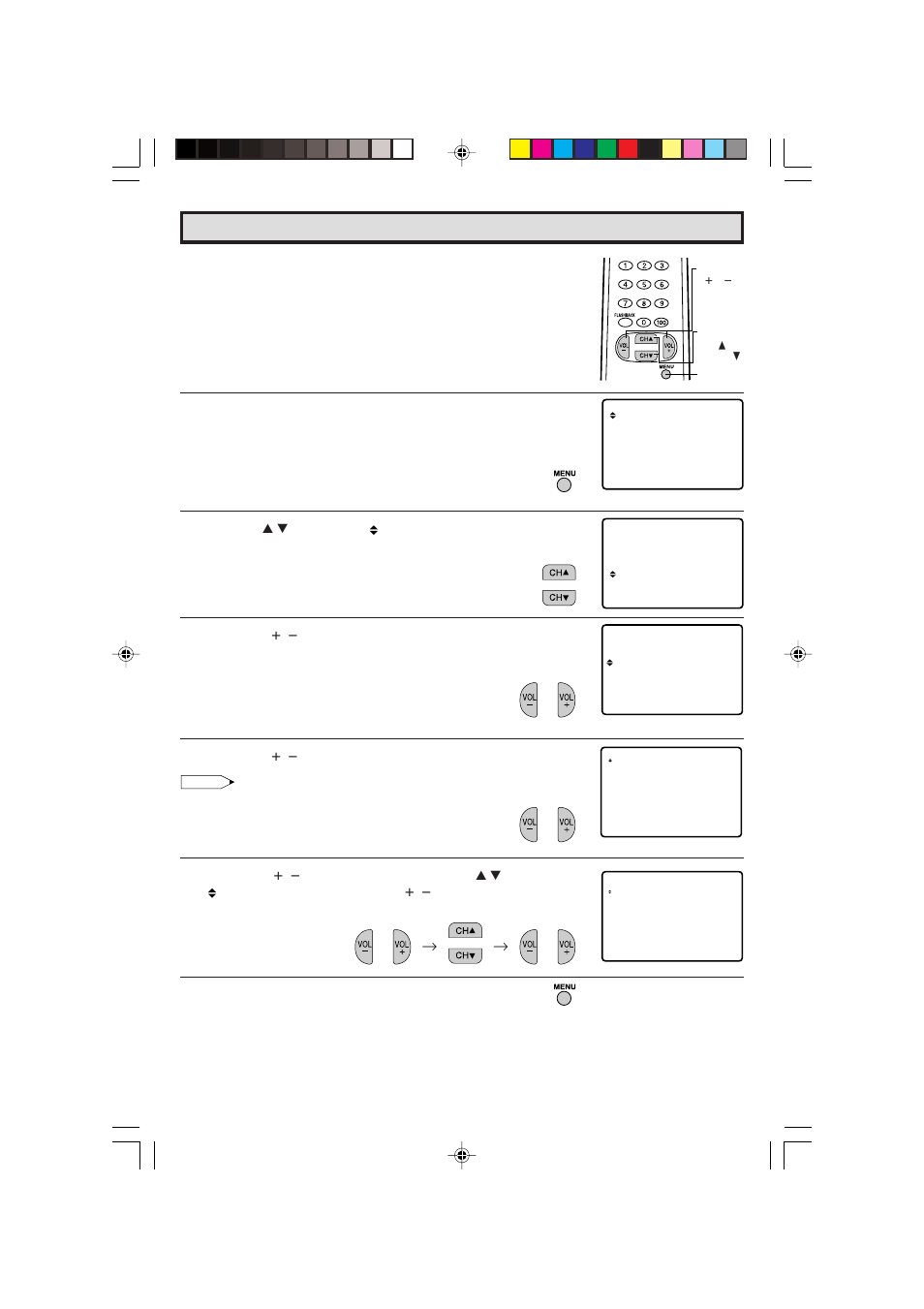 Parent control (v-chip operation) (continued) | Sharp 27C241 User Manual | Page 16 / 45