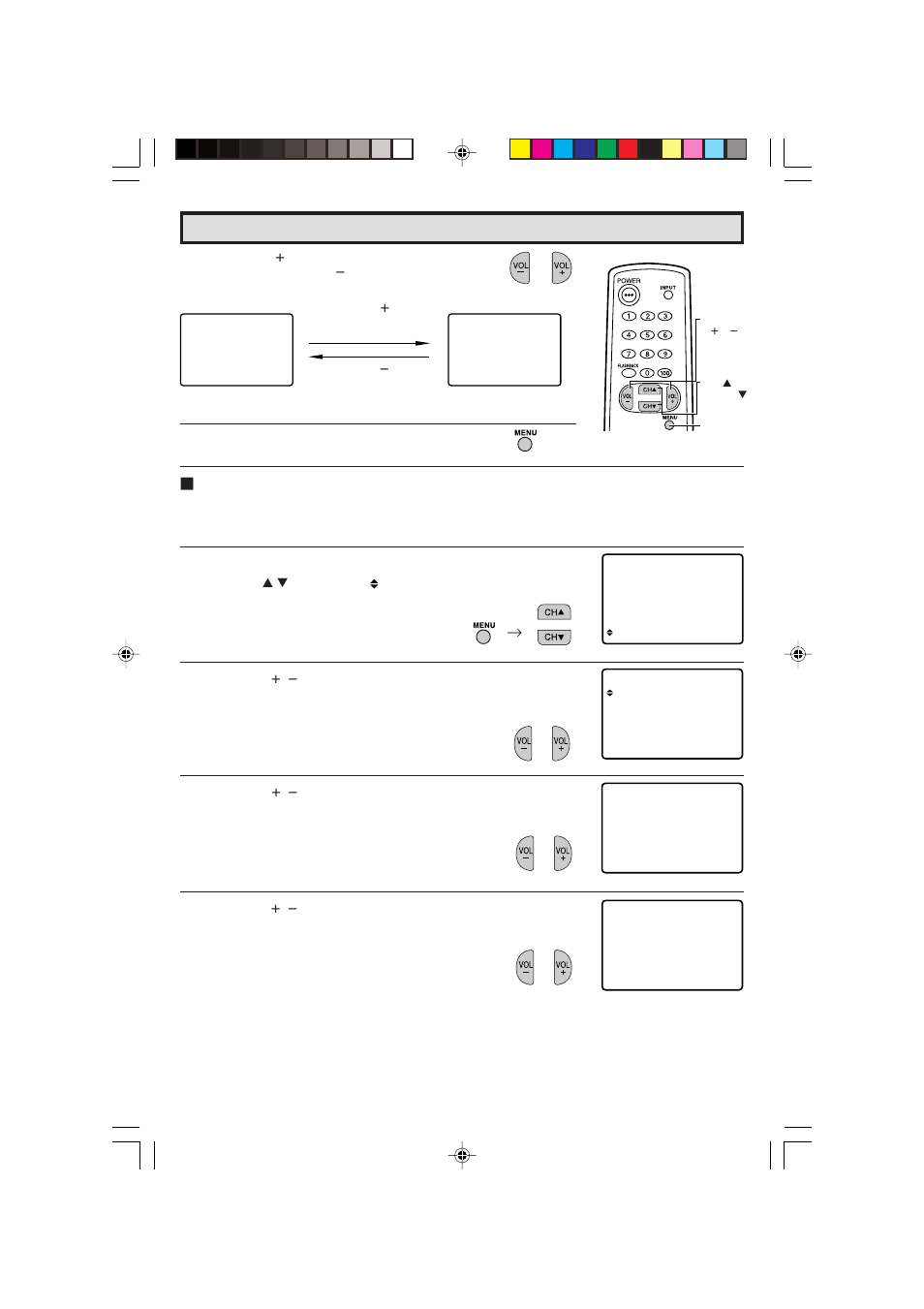 Set up (continued) | Sharp 27C241 User Manual | Page 29 / 45