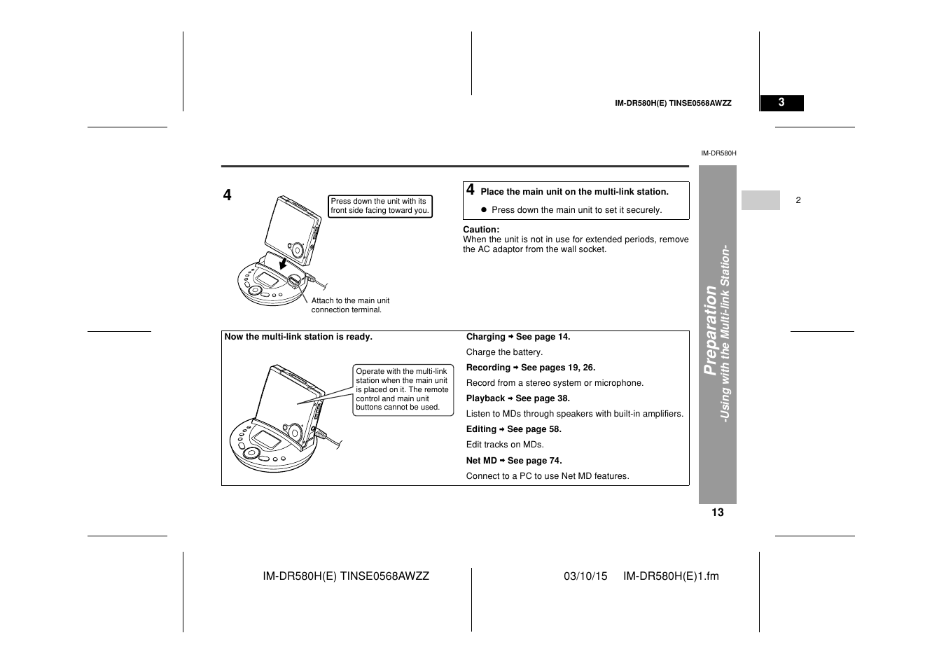 Preparation | Sharp TINSE0568AWZZ User Manual | Page 13 / 88