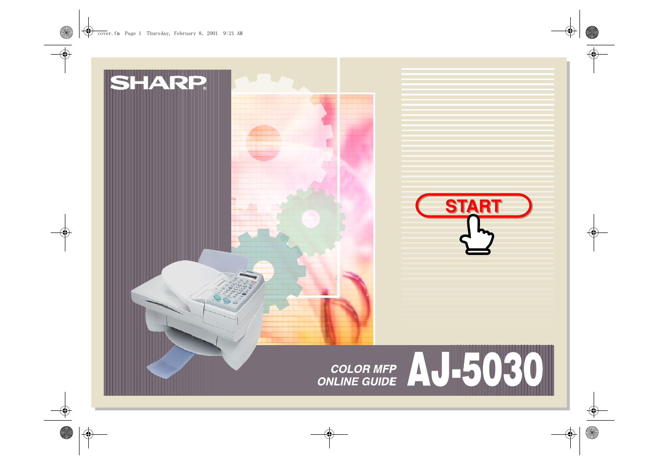 Sharp AJ-5030 User Manual | 148 pages