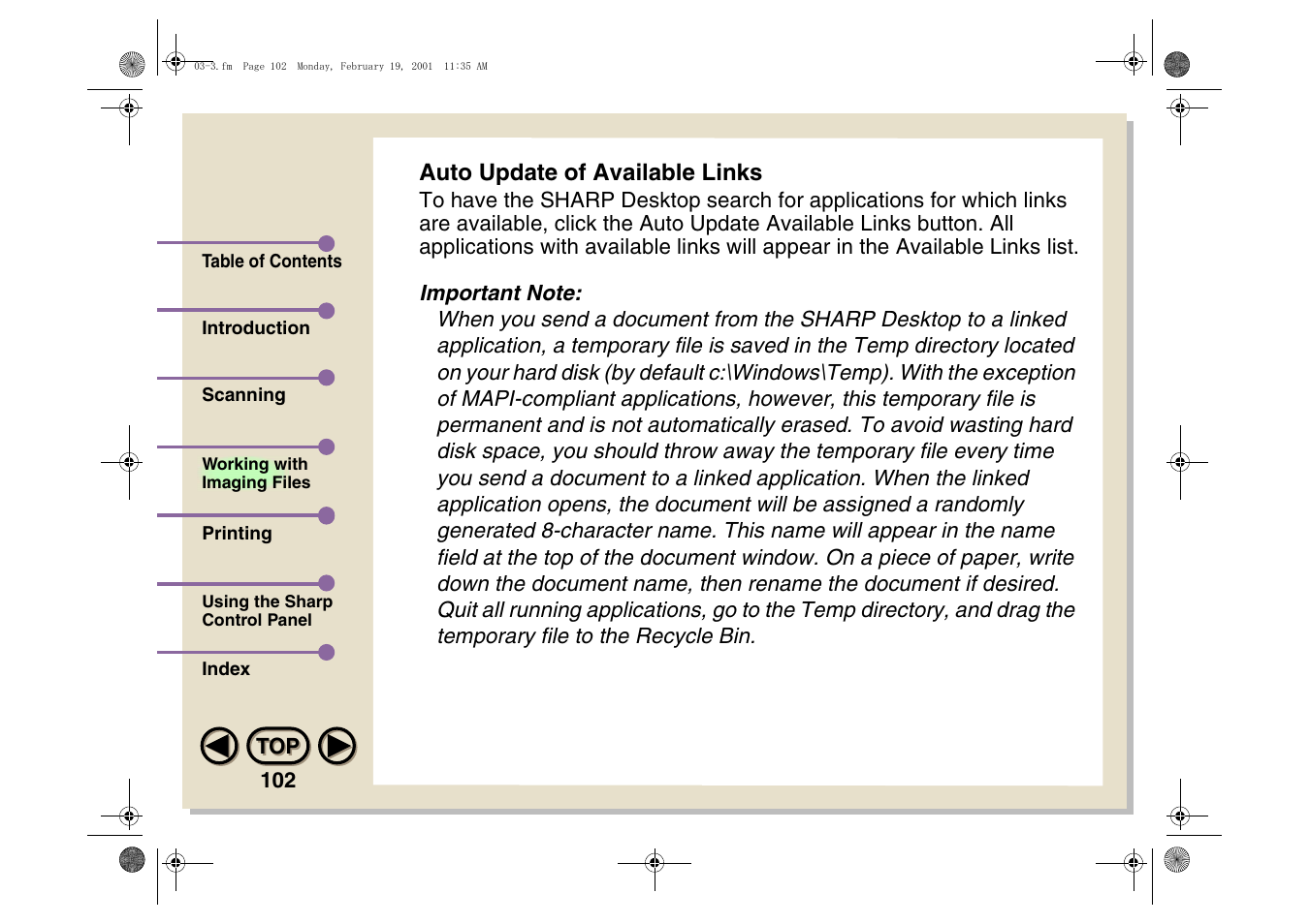 Sharp AJ-5030 User Manual | Page 103 / 148