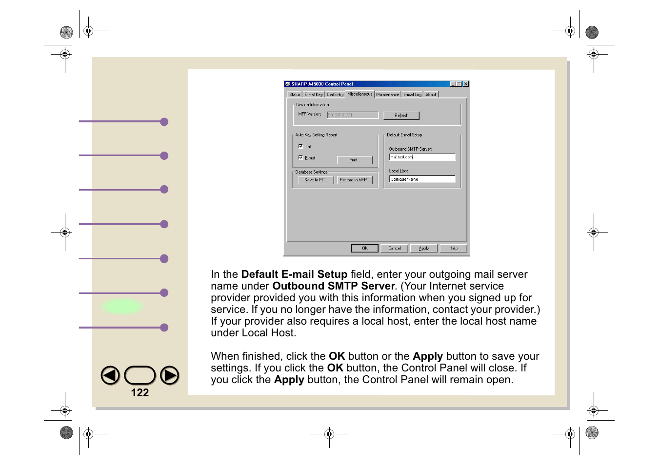 Sharp AJ-5030 User Manual | Page 123 / 148