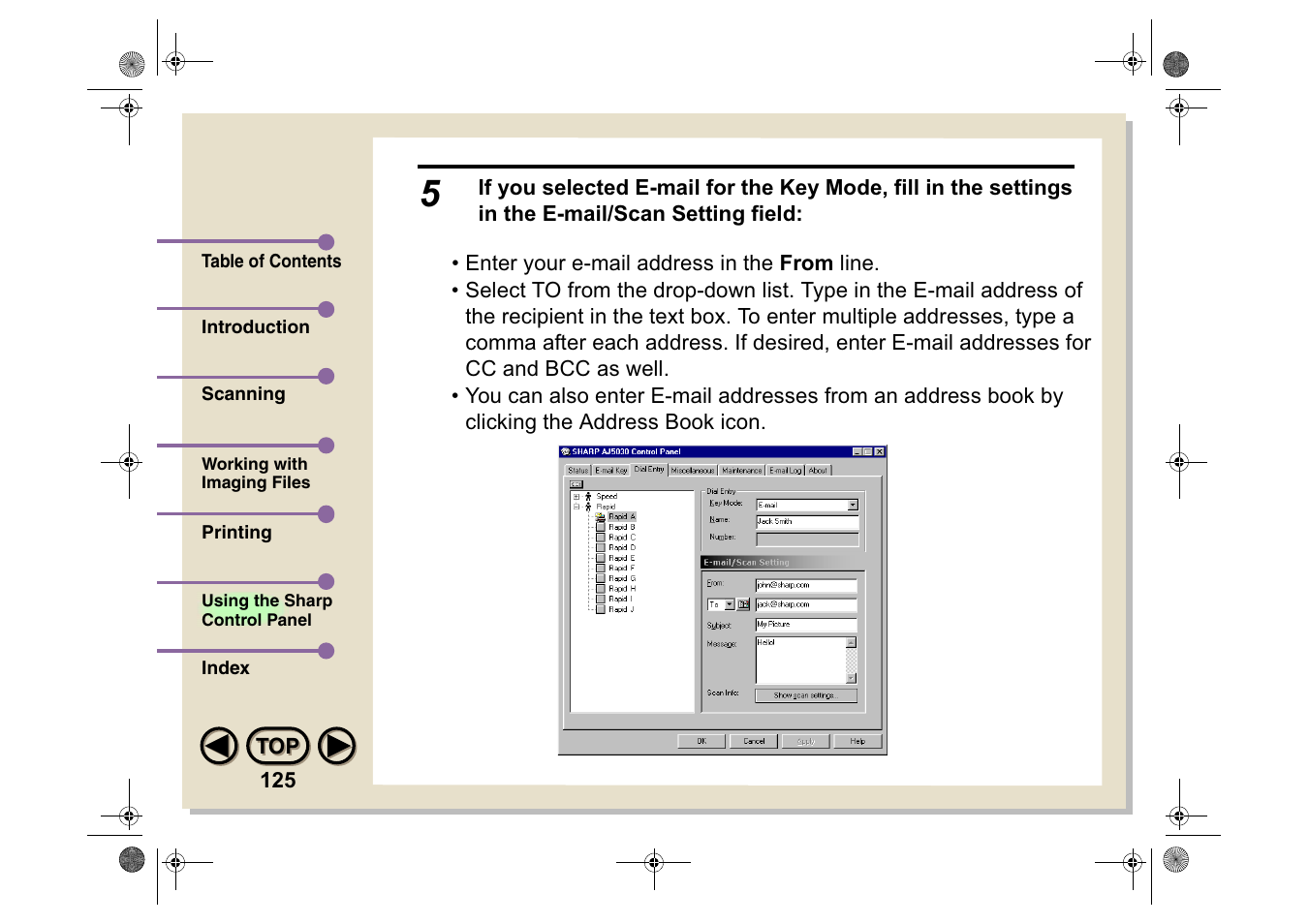 Sharp AJ-5030 User Manual | Page 126 / 148