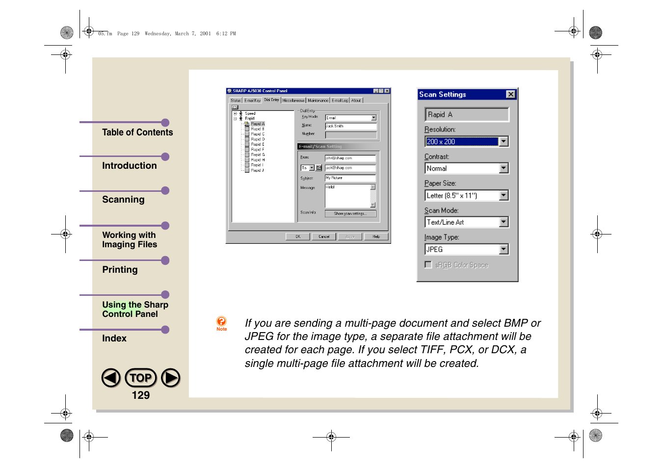 Sharp AJ-5030 User Manual | Page 130 / 148