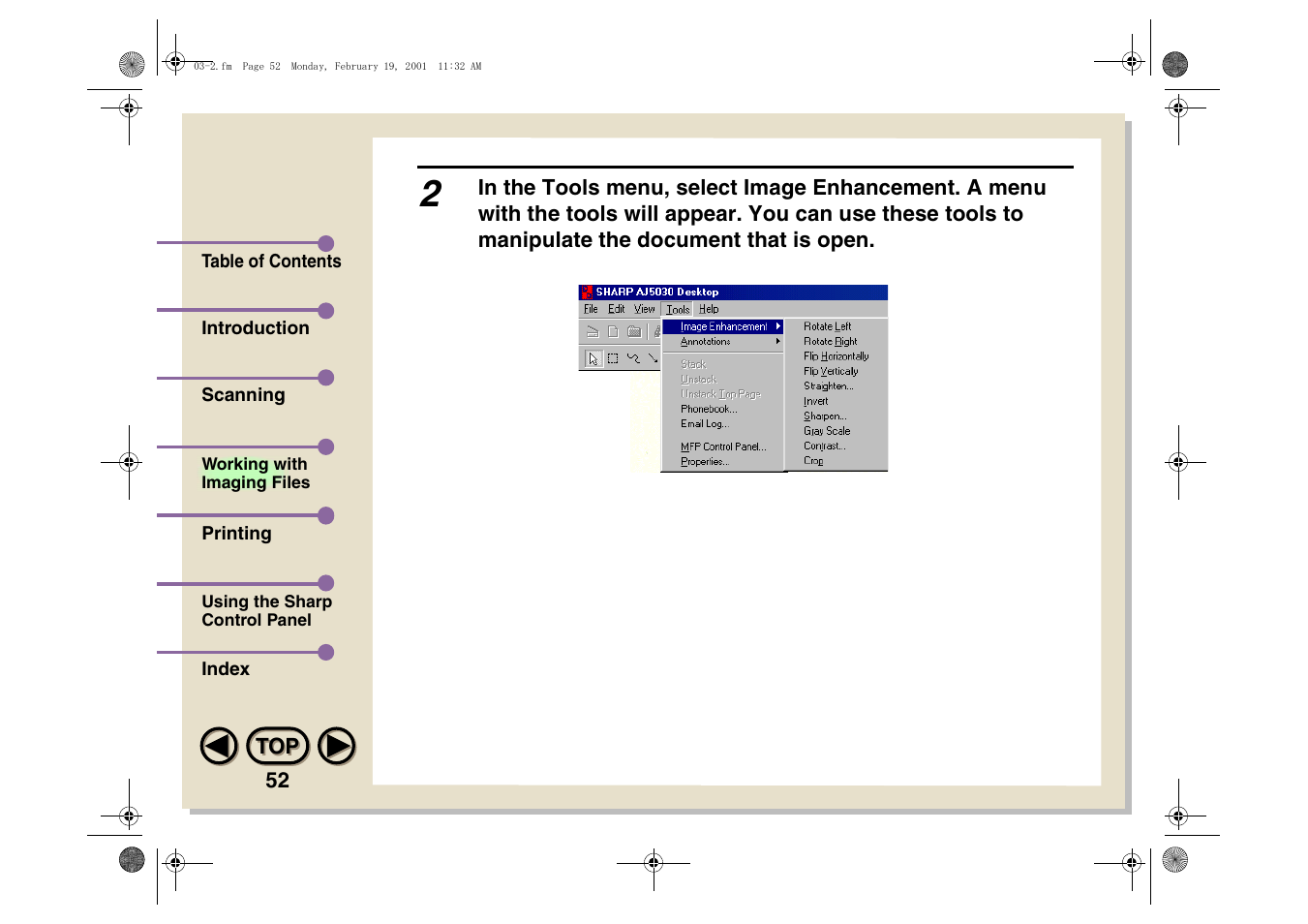 Sharp AJ-5030 User Manual | Page 53 / 148