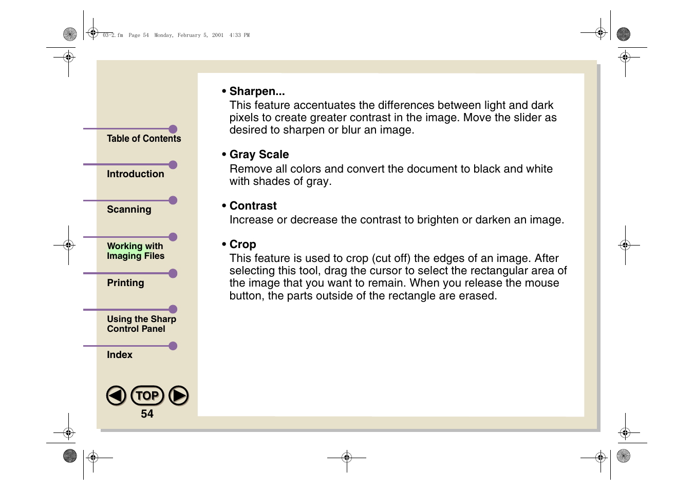 Sharp AJ-5030 User Manual | Page 55 / 148