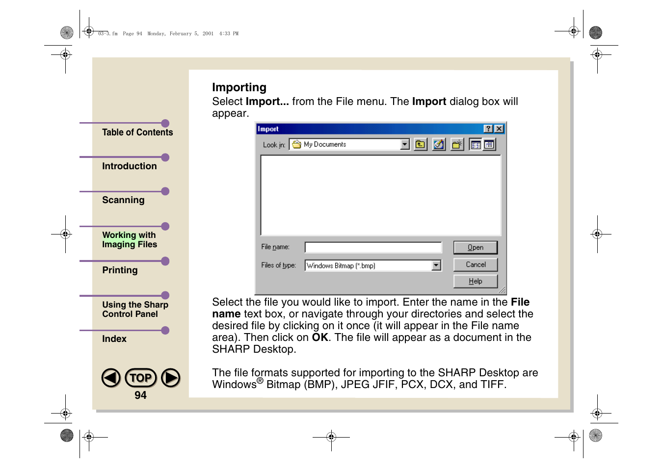 Sharp AJ-5030 User Manual | Page 95 / 148