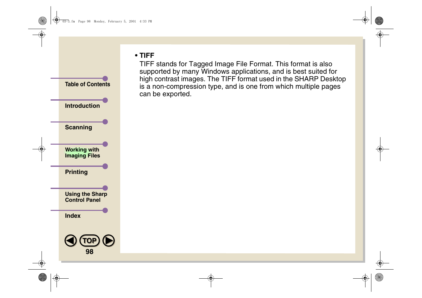 Sharp AJ-5030 User Manual | Page 99 / 148