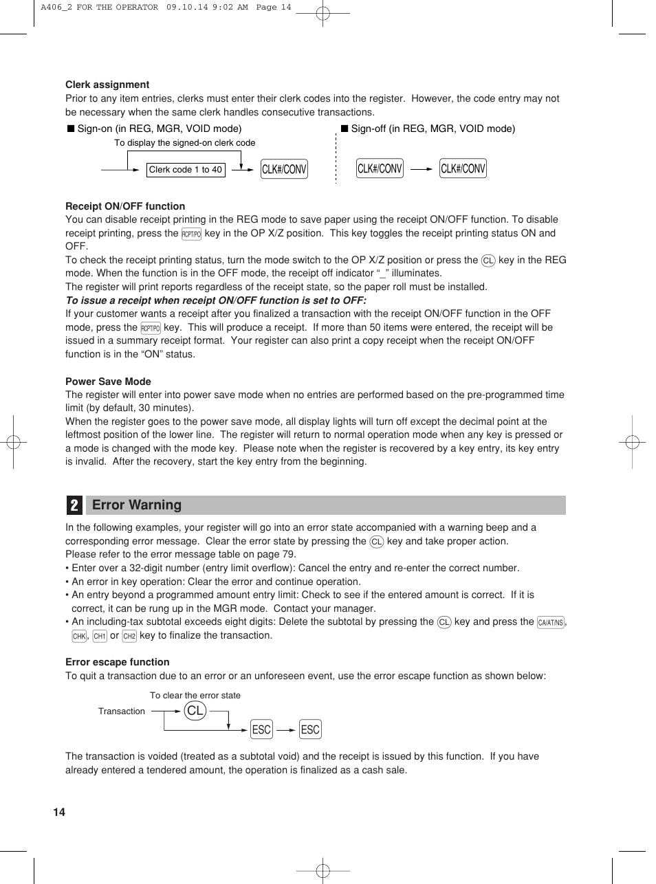 Sharp TINSZ2602RCZZ User Manual | Page 16 / 132