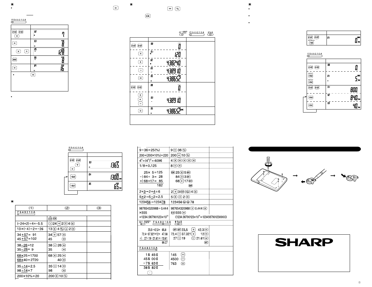 Sharp corporation, Sharp electronics corporation | Sharp VX-792C User Manual | Page 2 / 2