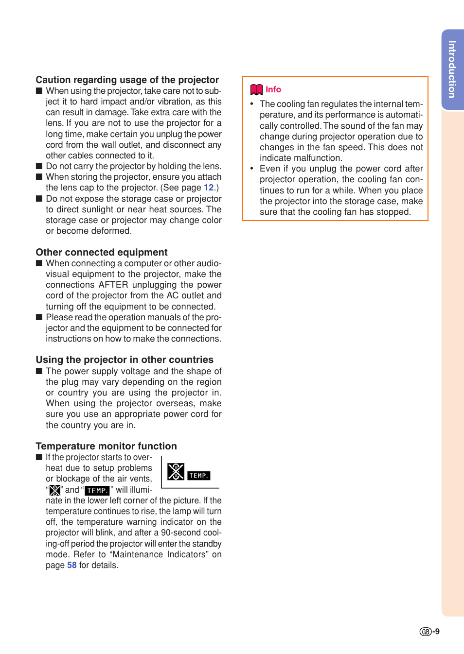 Sharp XG-C430X User Manual | Page 11 / 71