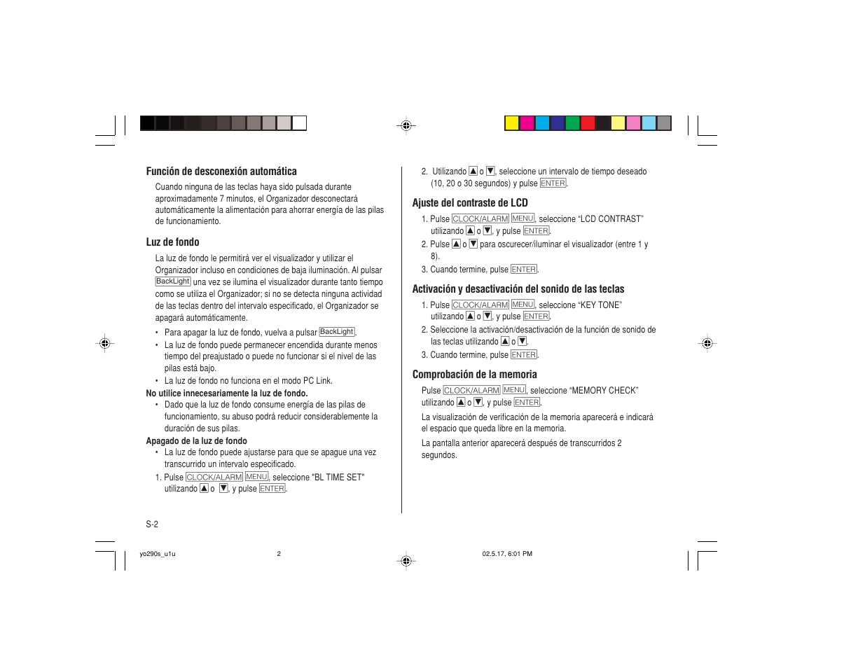 Sharp YO-290 User Manual | Page 36 / 56