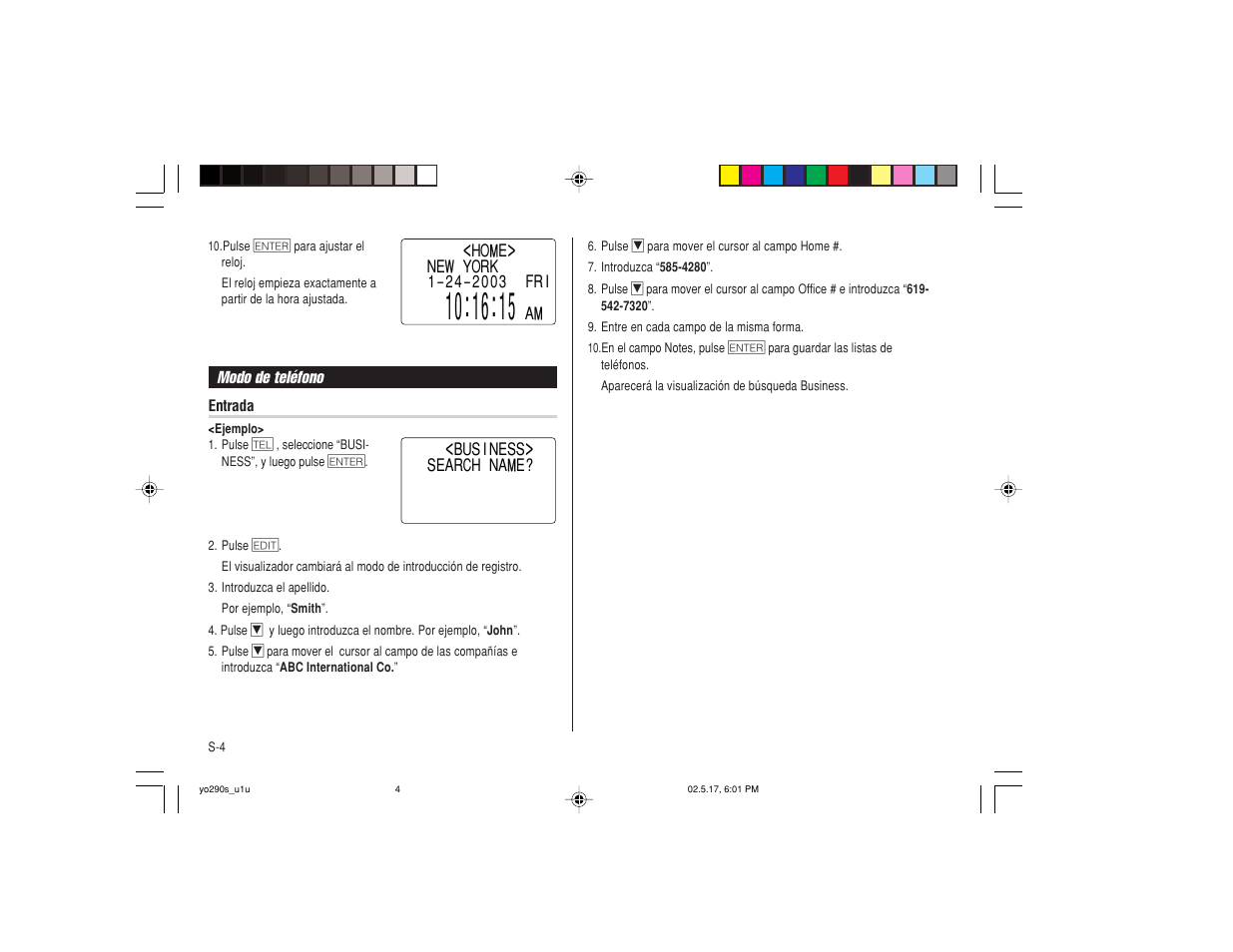 Sharp YO-290 User Manual | Page 38 / 56