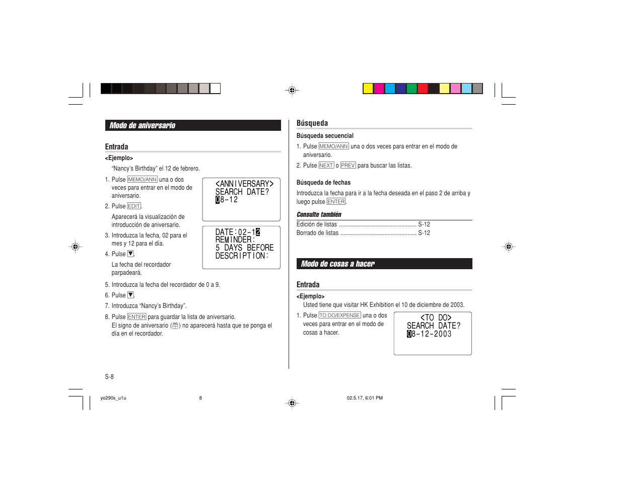 Sharp YO-290 User Manual | Page 42 / 56