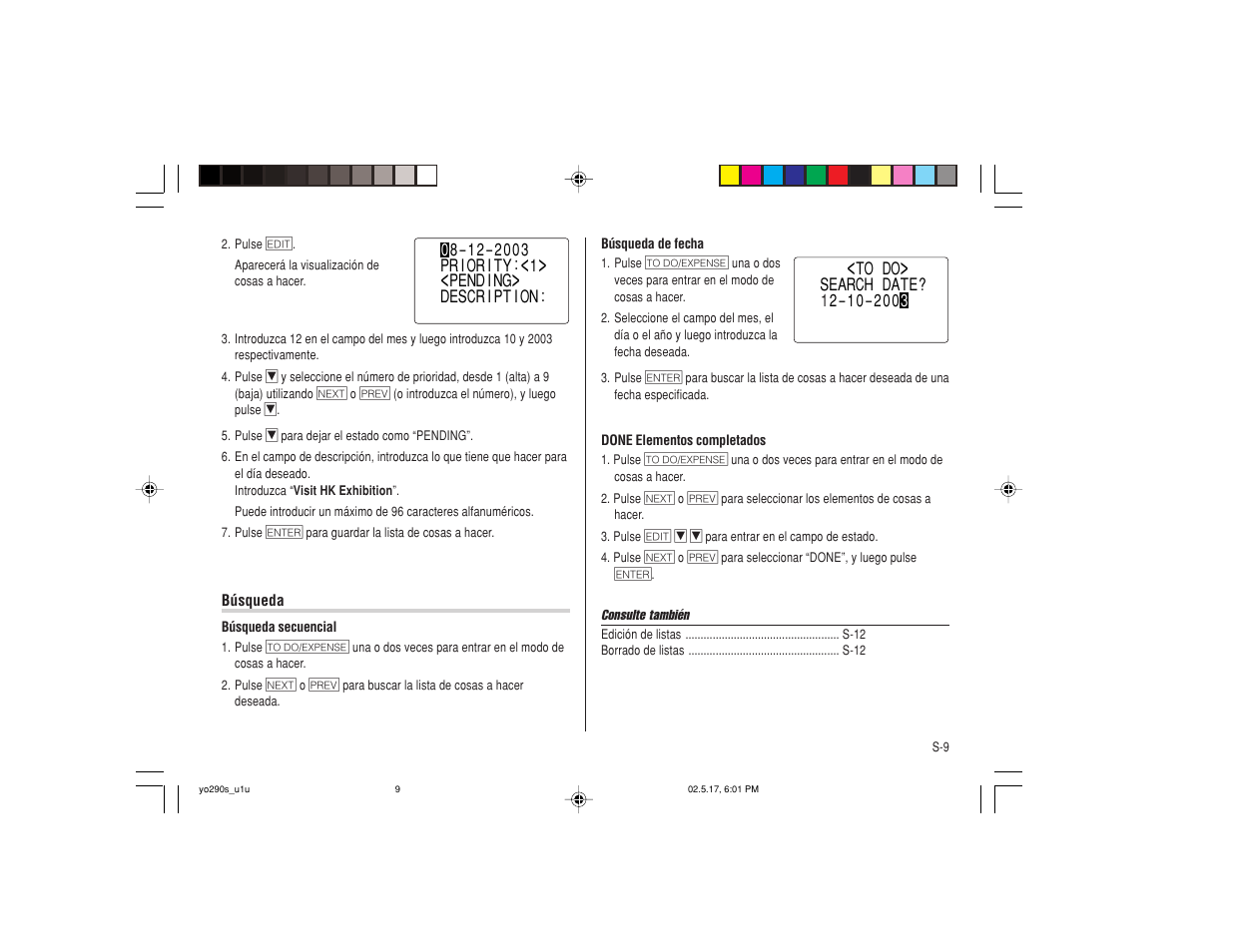 Sharp YO-290 User Manual | Page 43 / 56