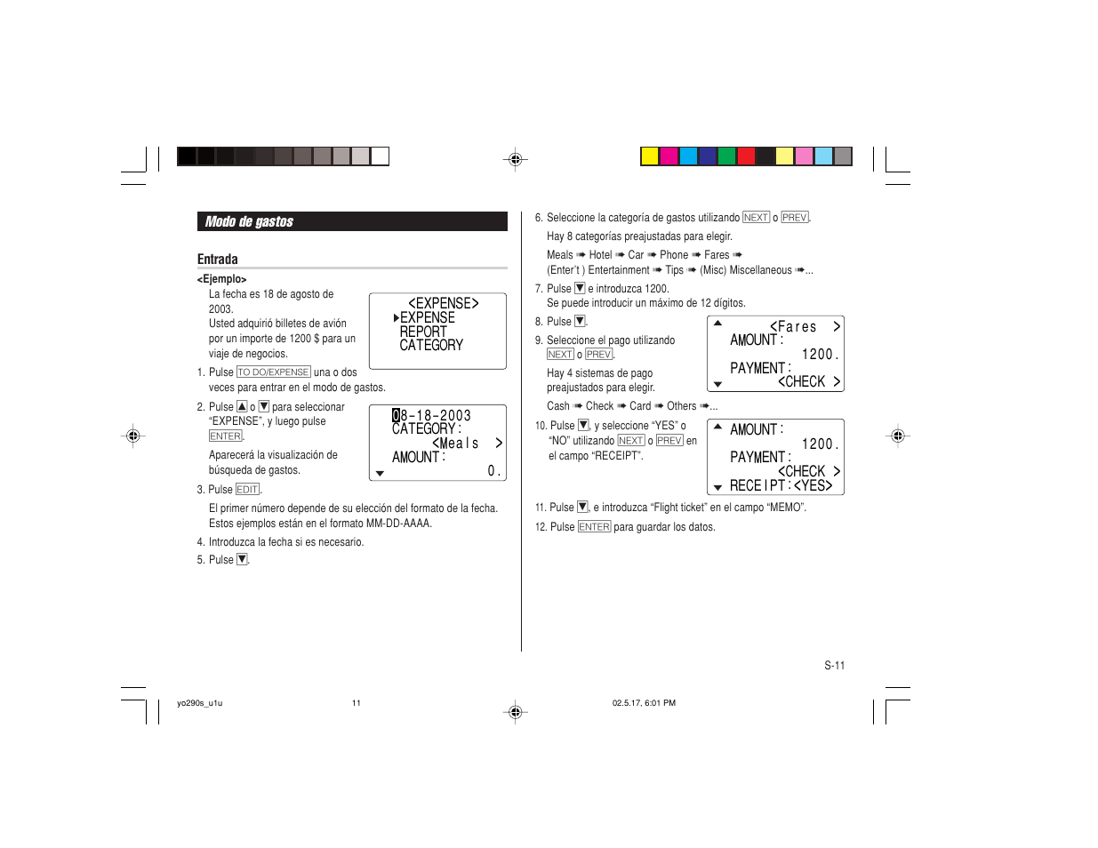 Sharp YO-290 User Manual | Page 45 / 56