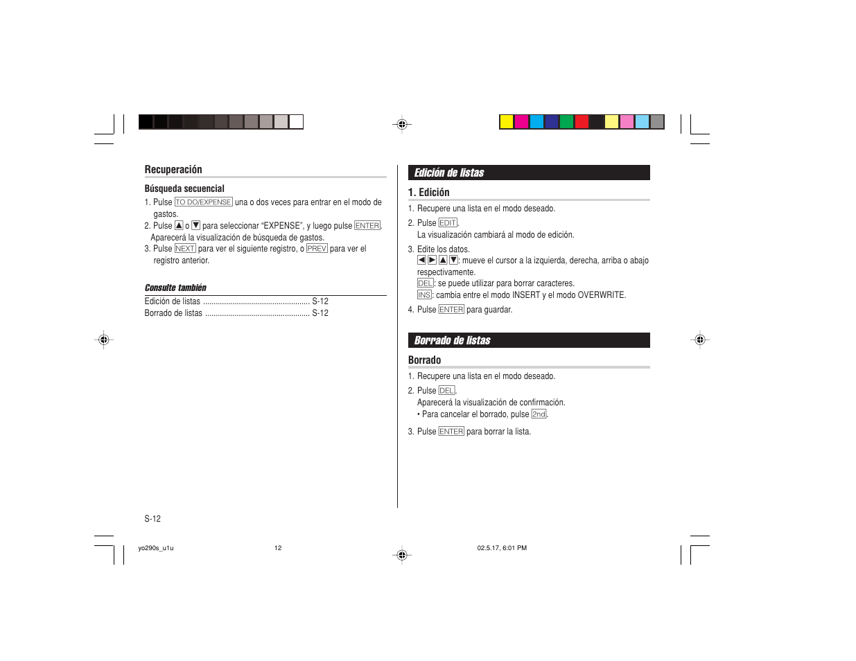 Sharp YO-290 User Manual | Page 46 / 56