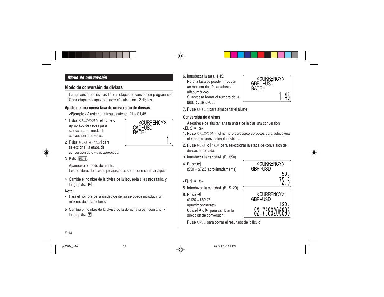 Sharp YO-290 User Manual | Page 48 / 56