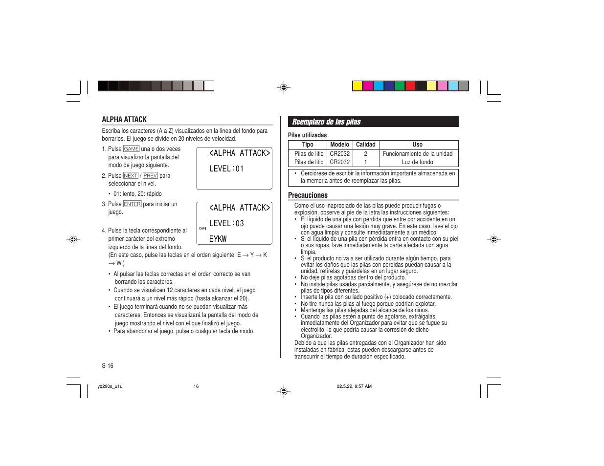 Sharp YO-290 User Manual | Page 50 / 56