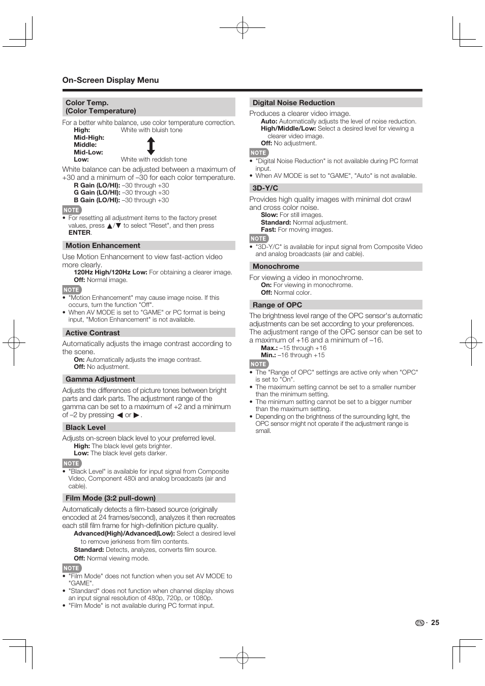 Sharp AQUOS 10P03-MX-NM User Manual | Page 27 / 72