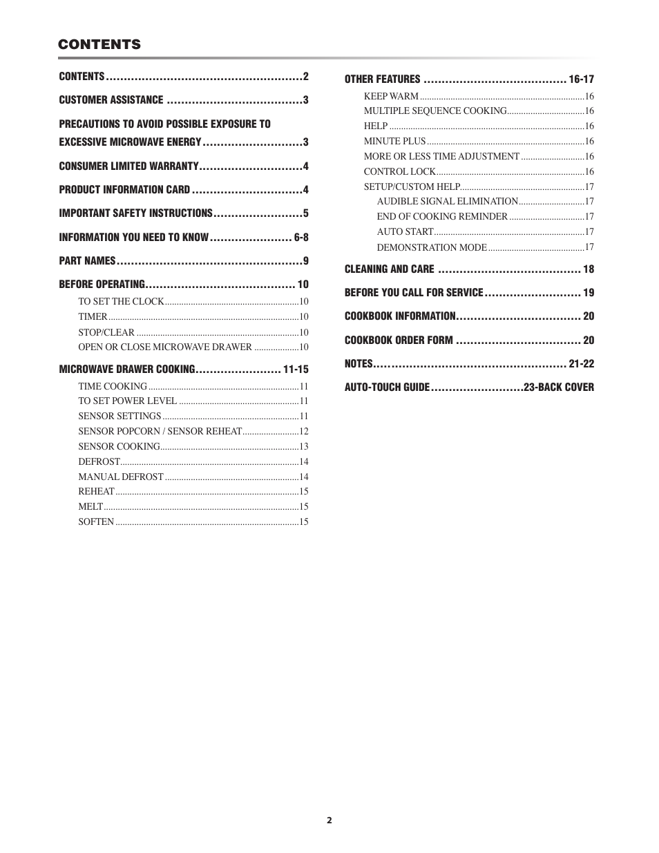 Sharp KB-6025M User Manual | Page 2 / 24
