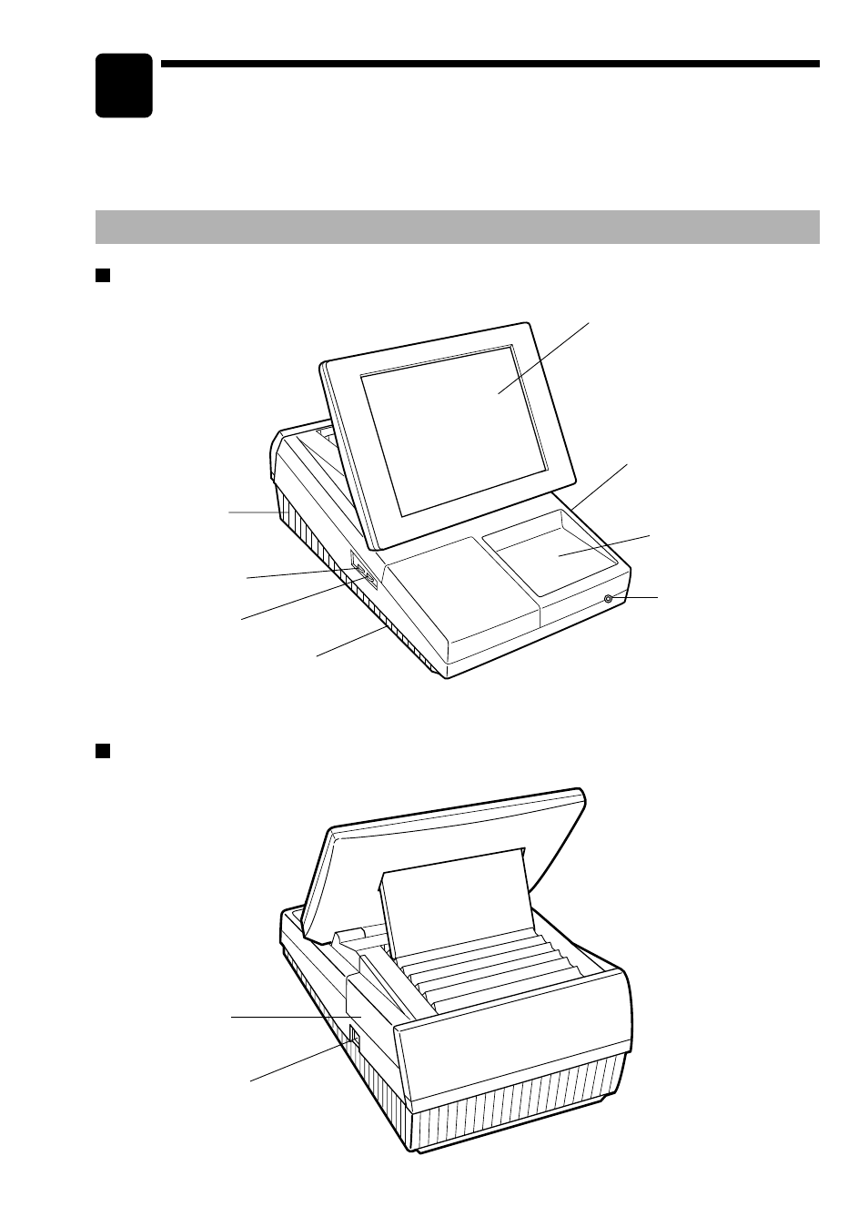 Part names and functions, External view | Sharp UP-3300 User Manual | Page 10 / 249