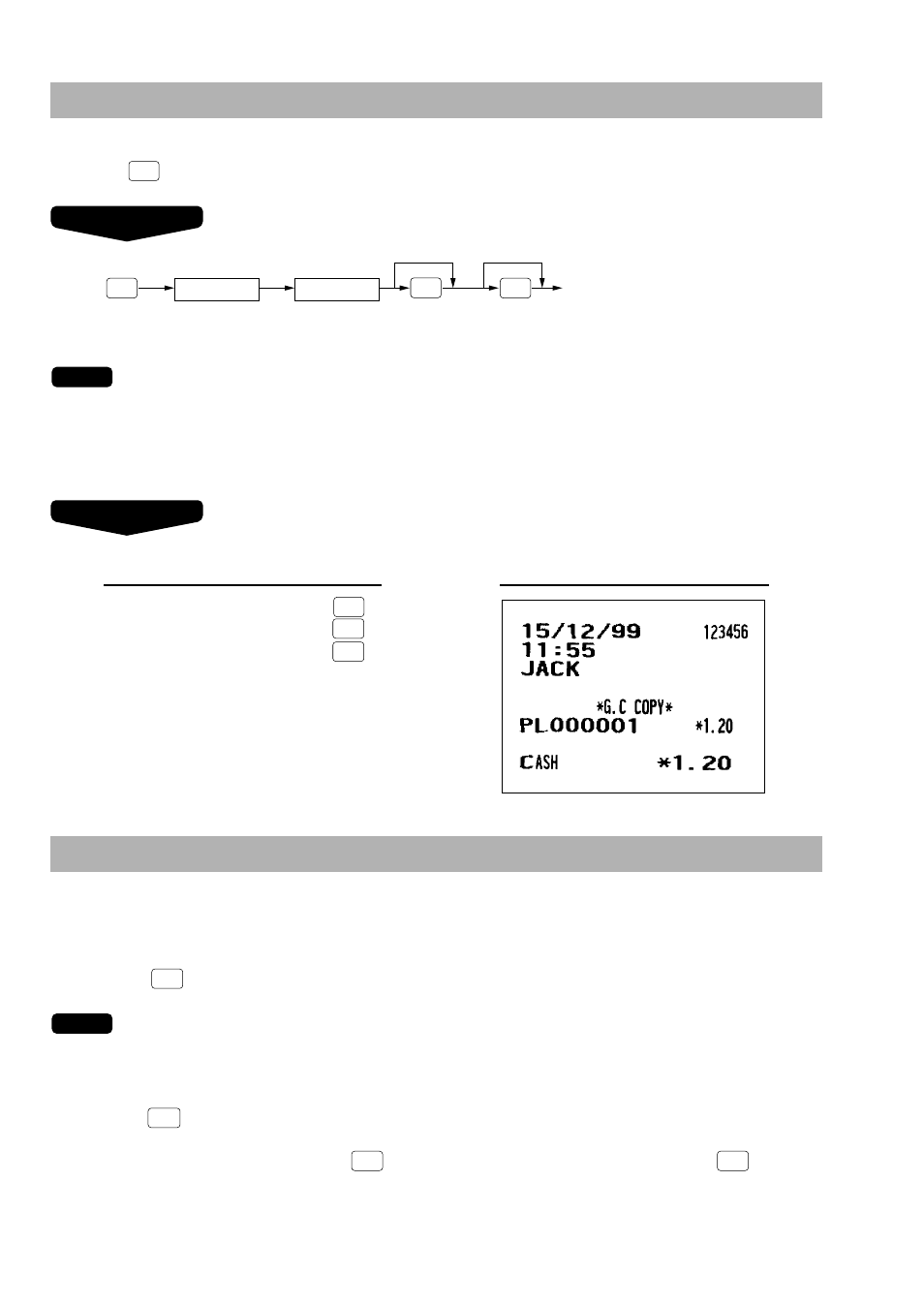 Guest check copy, Validation printing function | Sharp UP-3300 User Manual | Page 101 / 249