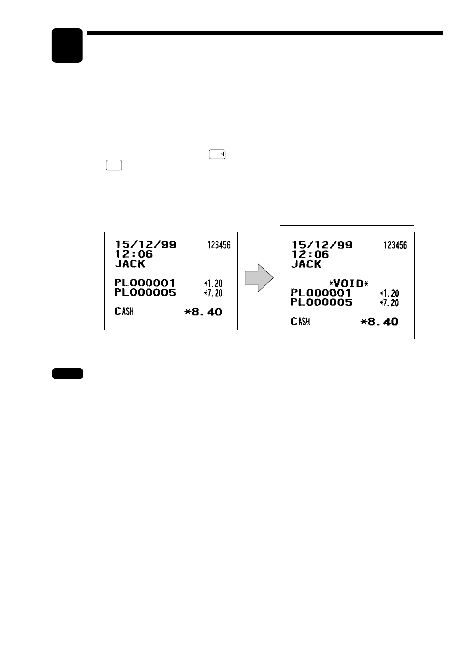 Correction after finalizing a transaction | Sharp UP-3300 User Manual | Page 104 / 249