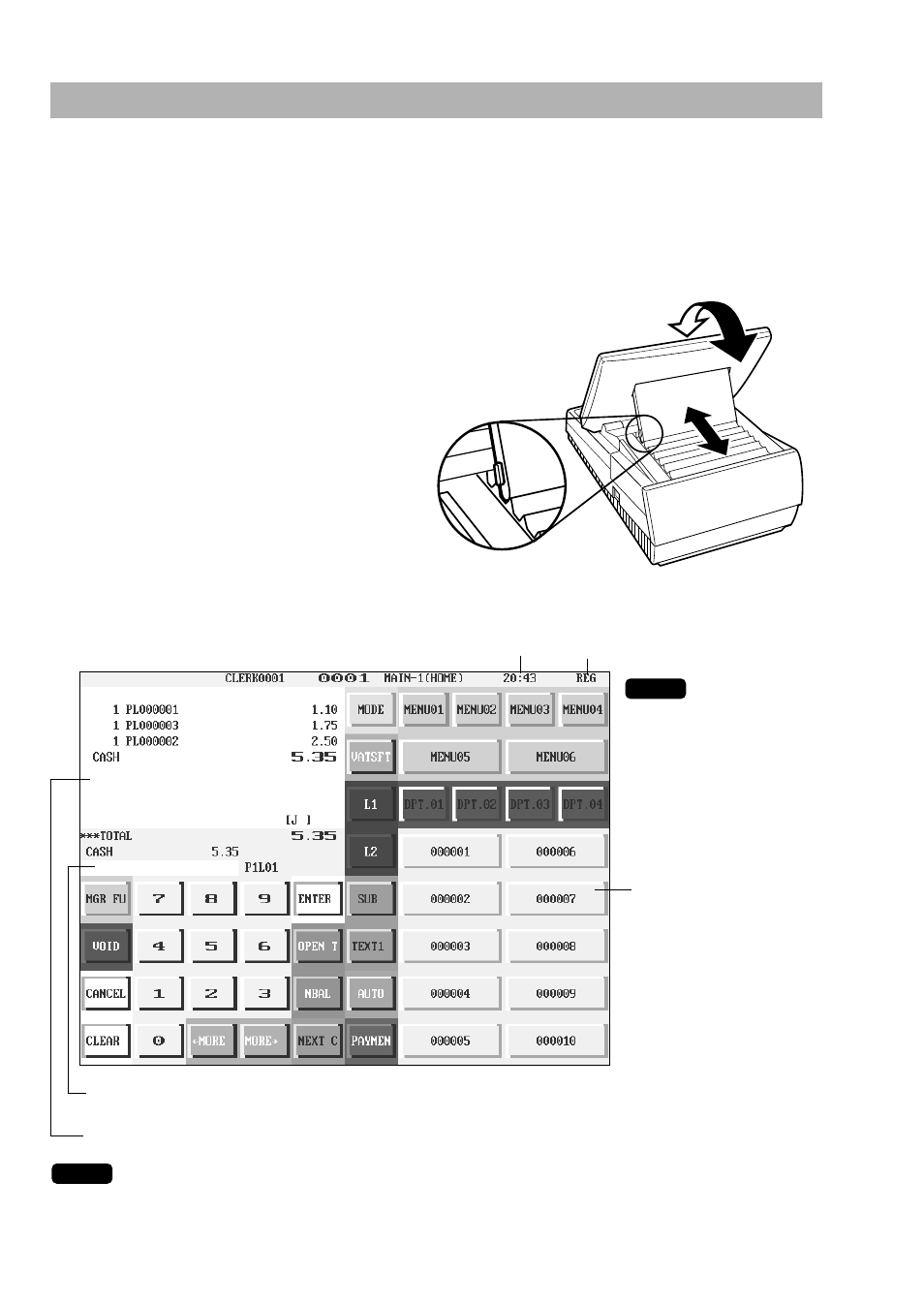 Display, Operator display (touch panel) | Sharp UP-3300 User Manual | Page 11 / 249